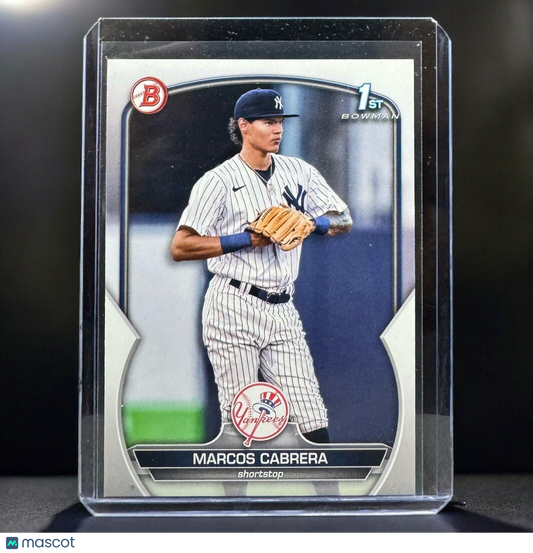 2023 Bowman 1st Prospects Marcos Cabrera RC Rookie #BP-46 New York Yankees