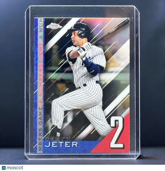 2020 Topps Chrome Update A Numbers Game Derek Jeter #NGC-22 New York Yankees