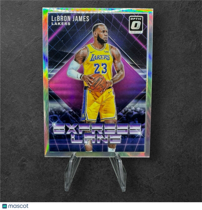 LeBron James 2018-19 Donruss Optic Express Lane Holo Prizm #4 Los Angeles Lakers