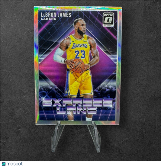 LeBron James 2018-19 Donruss Optic Express Lane Holo Prizm #4 Los Angeles Lakers