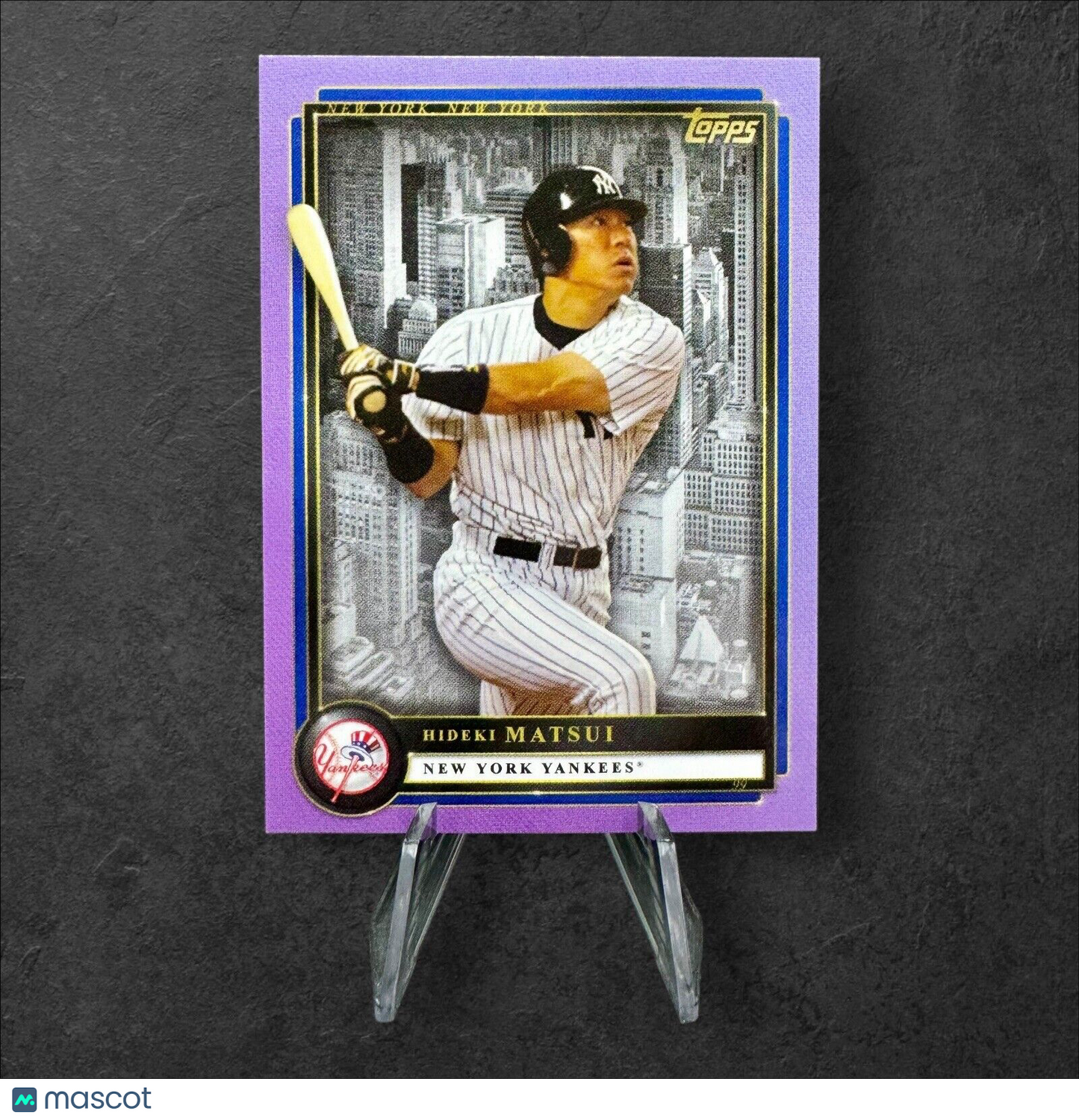 2022 Topps X Aaron Judge Purple /25 HIDEKI MATSUI New York, New York Yankees #46