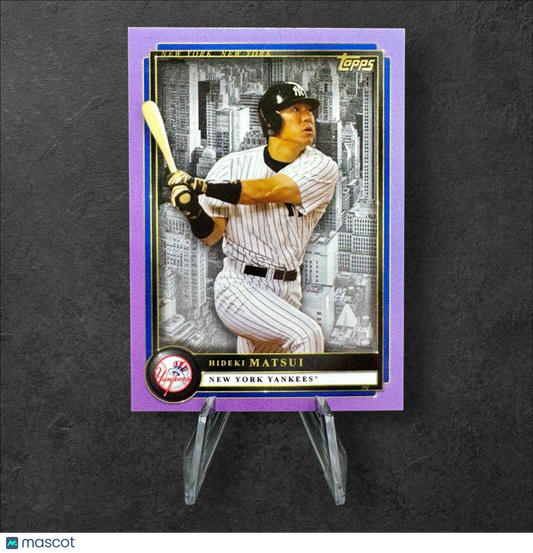 2022 Topps X Aaron Judge Purple /25 HIDEKI MATSUI New York, New York Yankees #46