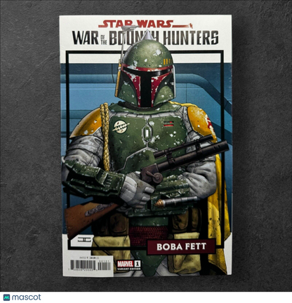 Star Wars WAR BOUNTY HUNTERS #1 var 1:25 TRADING CARD variant Marvel Comics 2021