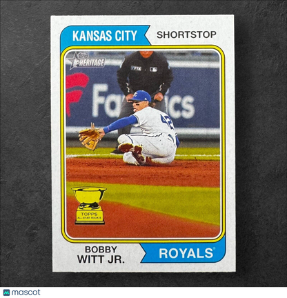 Bobby Witt Jr. 2023 Topps Heritage #85 All-Star Rookie Cup Kansas City Royals