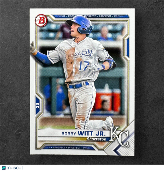 2021 Bowman BOBBY WITT JR Chrome Prospects Rookie Card BCP-1 KC Royals A37