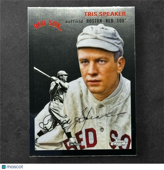 2023 Topps Chrome Platinum Anniversary Tris Speaker #474 - Boston Red Sox