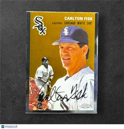 2023 Chrome Platinum Anniversary Base #403 Carlton Fisk  - Chicago White Sox