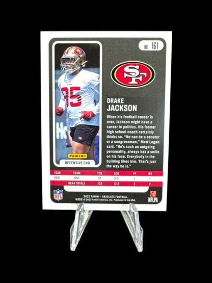 2022 Panini Absolute #161 Drake Jackson ROO RC Rookie  Near mint or better