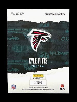 2021 Panini Instant Illustration Series RC PR/4106 #IS-KP Kyle Pitts