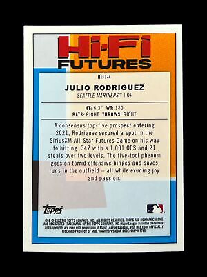 2022 Bowman #HIFI-4 Julio Rodriguez    Near Mint