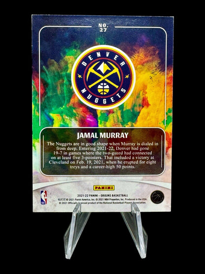 Jamal Murray 2021-22 Panini Origins #27 Base Card Denver Nuggets