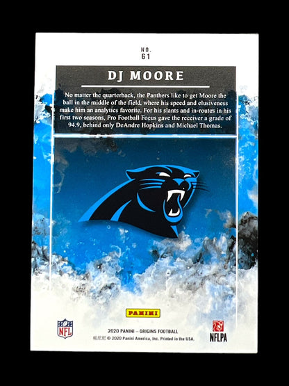 DJ Moore 2020 Panini Origins #61 Carolina Panthers