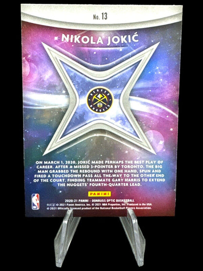 2020-21 Donruss Optic Star Gazing #13 Nikola Jokic