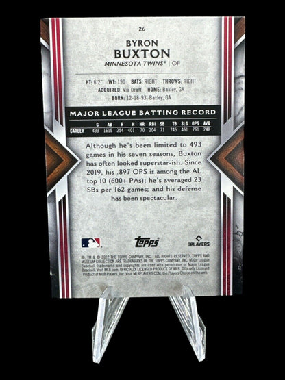 2022 Topps Museum Collection #26 Byron Buxton