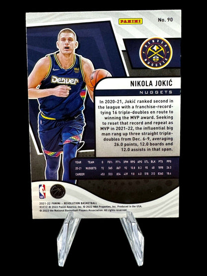 2021-22 Panini Revolution Nikola Jokic #90 Nuggets MVP