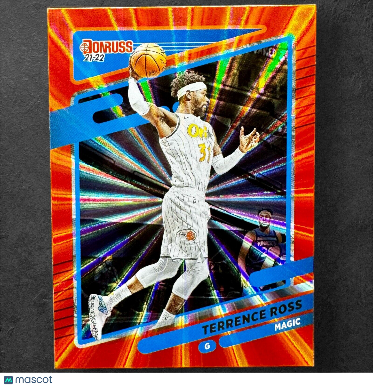 Terrence Ross 2021-22 Donruss Orange Lazer Holo Foil Orlando Magic