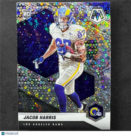 Jacob Harris RC  Silver Disco 2021 Mosaic Football Los Angeles Rams