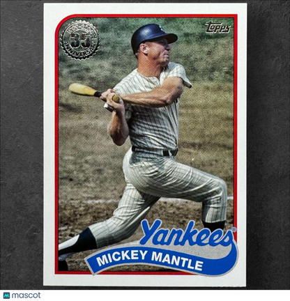 2024 Topps Series 2 Mickey Mantle 1989 35th Anniversary #89B2-21 Yankees