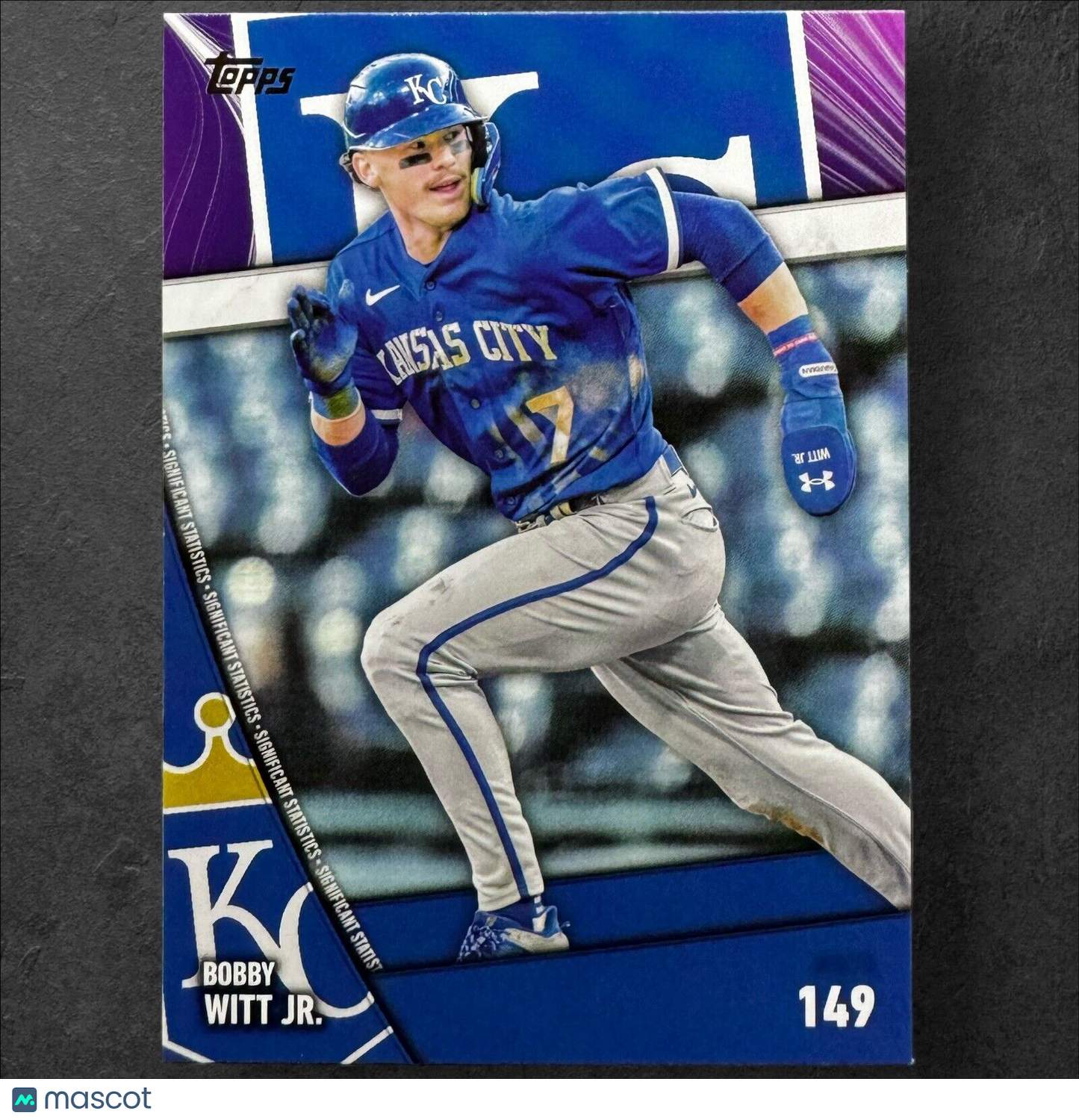 2024 Topps Series 2 #SS-21 Bobby Witt Jr. Significant Statistics Insert Royals