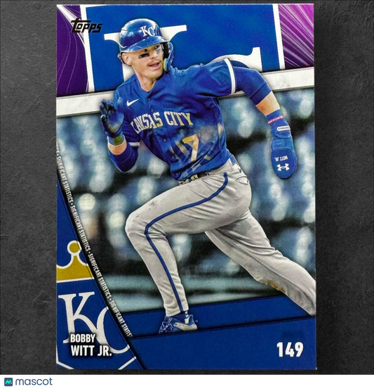 2024 Topps Series 2 #SS-21 Bobby Witt Jr. Significant Statistics Insert Royals