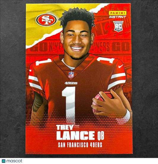 2021 PANINI Instant NFL Draft Night Trey Lance Rc Illustration Rookie SP 1/6786