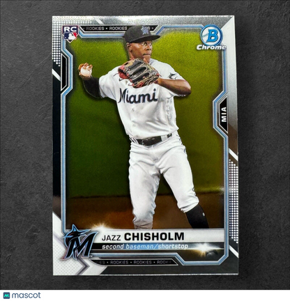 2021 Bowman Chrome RC Jazz Chisholm #57 Marlins Rookie