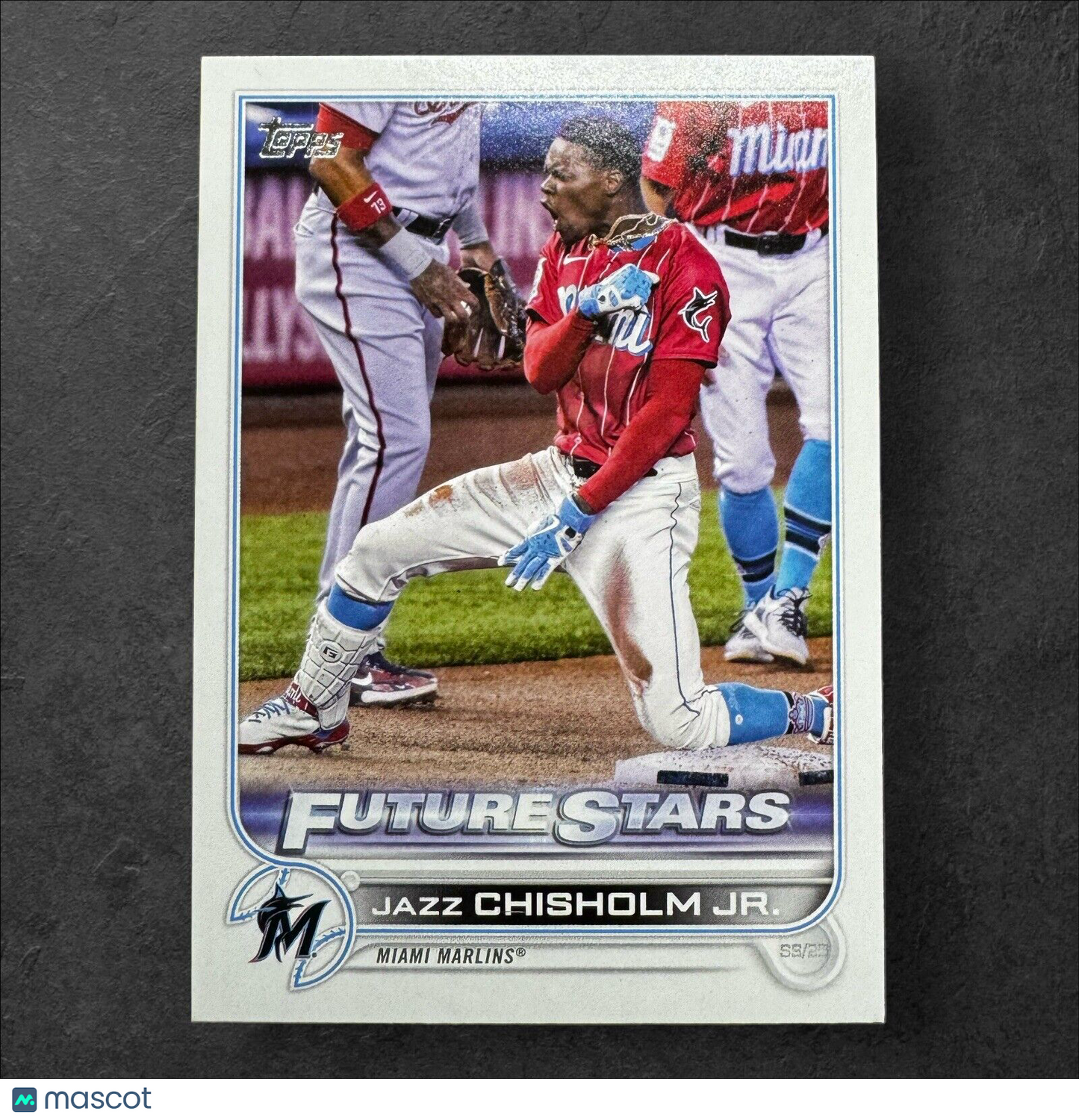 2022 Topps Series 1 Baseball card Future Star Jazz Chisholm Jr Miami Marlins 6