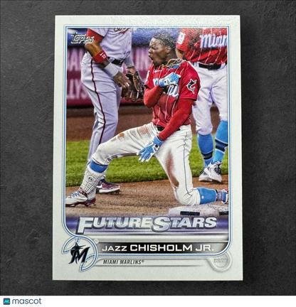 2022 Topps Series 1 Baseball card Future Star Jazz Chisholm Jr Miami Marlins 6