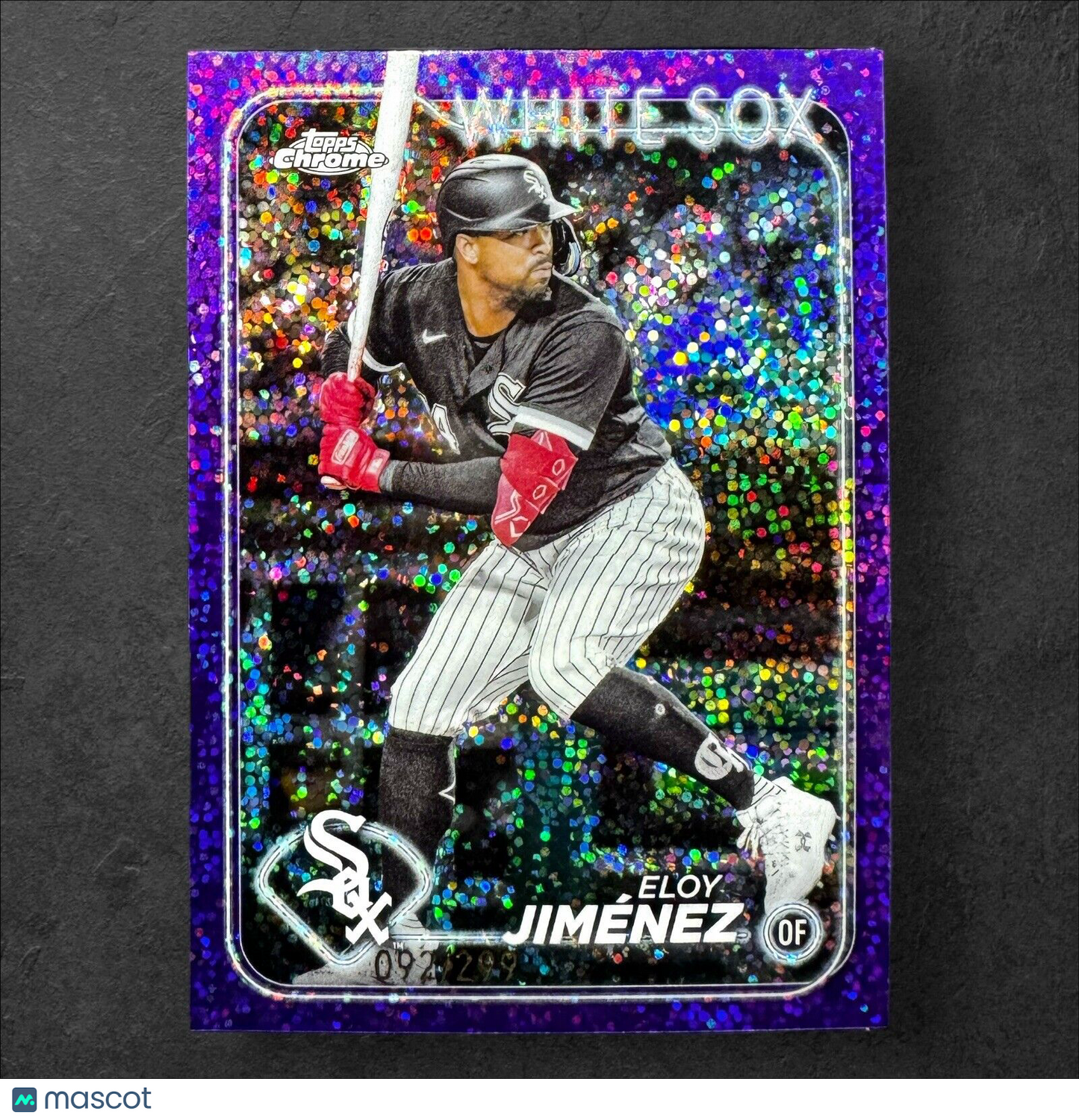 2024 Topps Chrome Purple Speckle Eloy Jimenez /299 White Sox