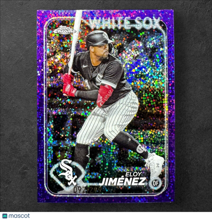 2024 Topps Chrome Purple Speckle Eloy Jimenez /299 White Sox