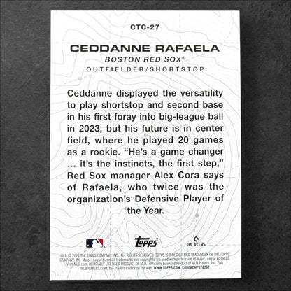 2024 Topps Series 2 Ceddanne Rafaela RC #CTC-27 City to City Boston Red Sox