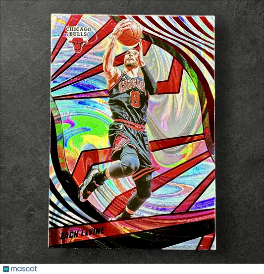 Zach LaVine 2021-22 Panini Revolution #44 Asia Red Chicago Bulls