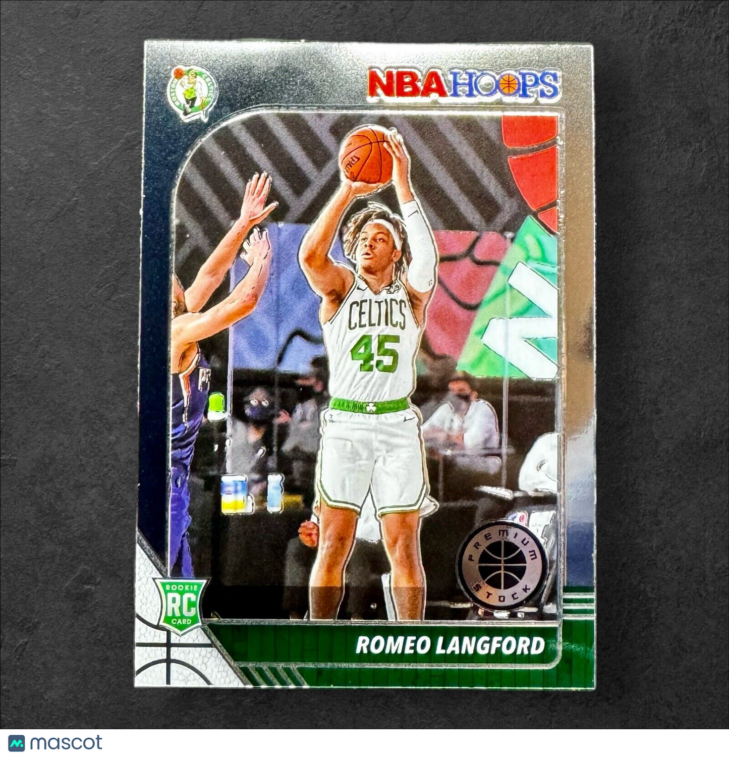 2019-20 Panini NBA Hoops Premium Stock #211 Romeo Langford Rookie RC Celtics