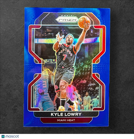 2021-22 Panini Prizm #31 Kyle Lowry Blue Prizm /199 Raptors