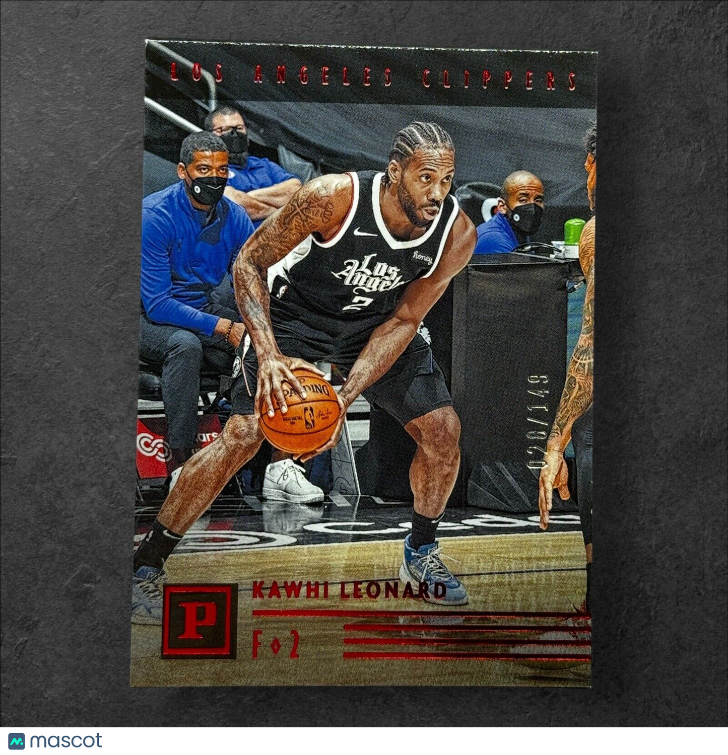 2020-21 Panini Chronicles Panini Red /149 Kawhi Leonard #104