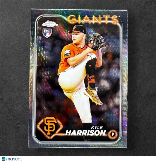 2024 Topps Chrome PRISM REFRACTOR Kyle Harrison (RC) Rookie SF Giants