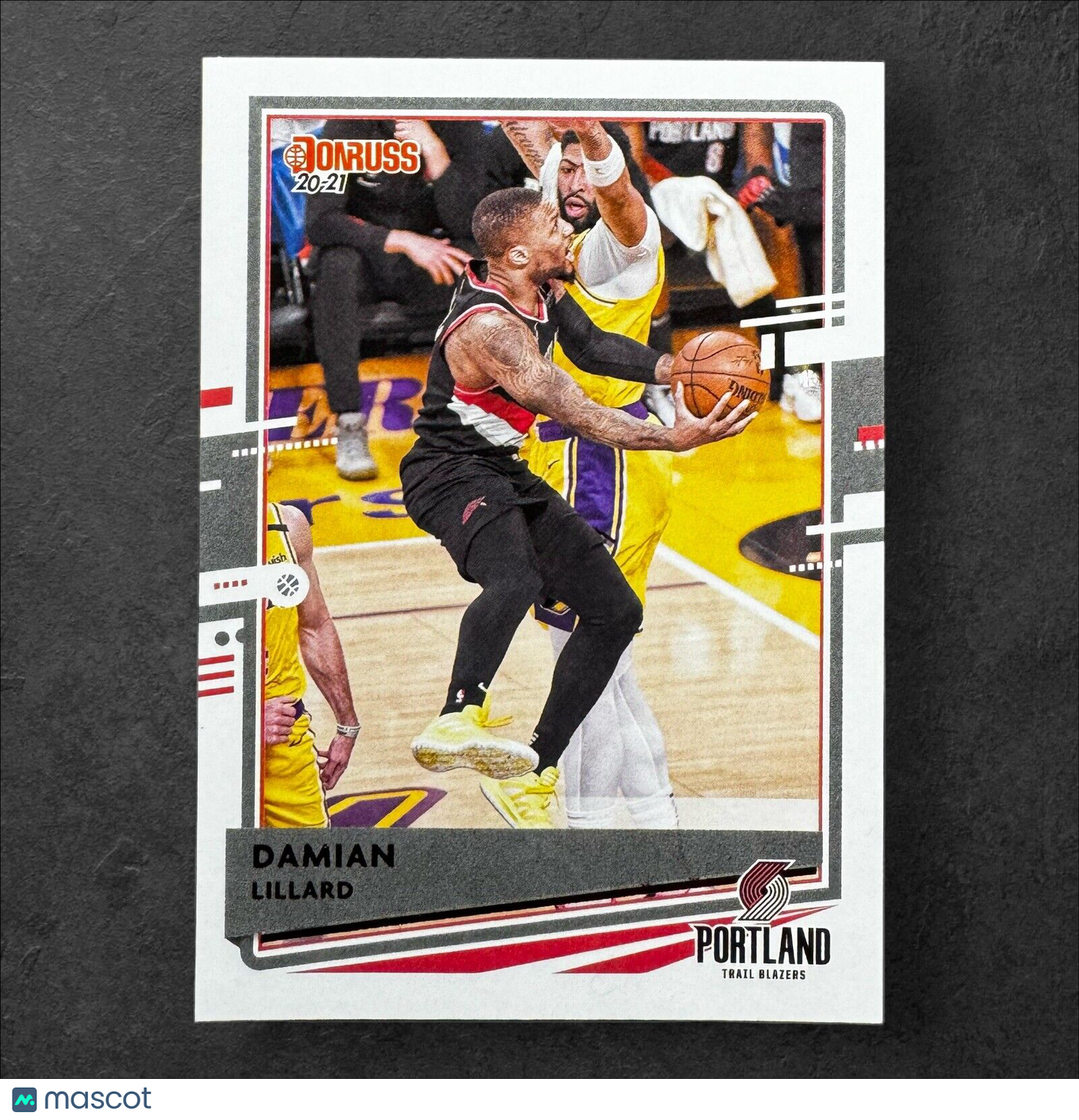 2020-21 Donruss Basketball Base #28 Damian Lillard Portland Trail Blazers