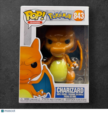 Funko Pop! Pokémon Charizard #843 with POP Protector