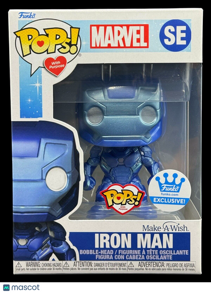 Funko Pop! With purpose Vinyl: Marvel - Iron Man (Metallic) - Funko (Exclusive)