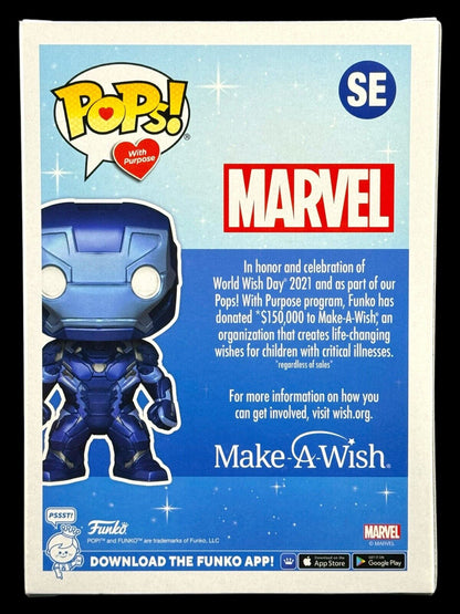 Funko Pop! With purpose Vinyl: Marvel - Iron Man (Metallic) - Funko (Exclusive)