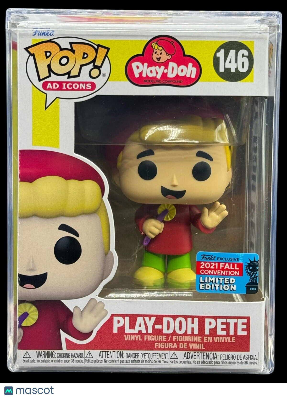 Funko Pop! Ad Icons Play-Doh #146 Play-Doh Pete Red Shirt 2021 Fall Convention