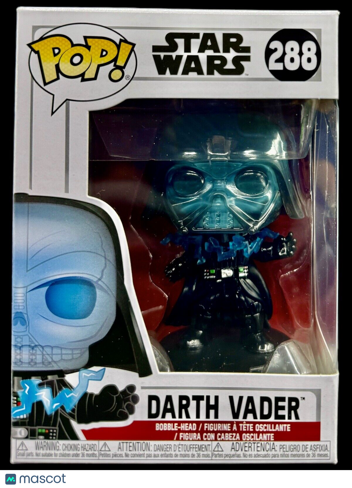 Funko Pop! Electrocuted Darth Vader #288 Star Wars W/Hard Stack Pop Protector