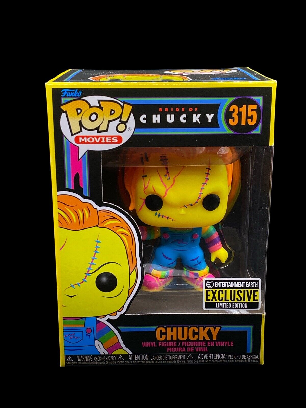 Child's Play Chucky Black Light Pop! Vinyl Figure - EE Exclusive