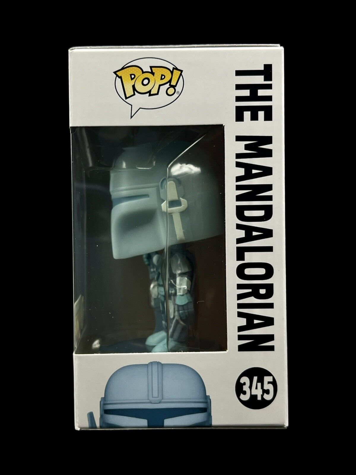 Star Wars The Mandalorian Hologram GlowIn The Dark Funko Pop 345 /Pop Protector