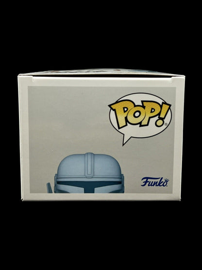 Star Wars The Mandalorian Hologram GlowIn The Dark Funko Pop 345 /Pop Protector