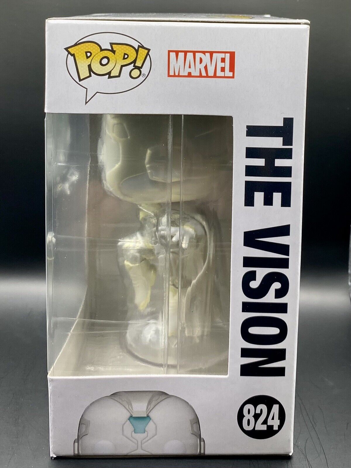 Funko Pop! Marvel WandaVision The Vision Studios Disney #824 w/Pop Protector