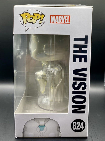 Funko Pop! Marvel WandaVision The Vision Studios Disney #824 w/Pop Protector