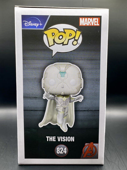 Funko Pop! Marvel WandaVision The Vision Studios Disney #824 w/Pop Protector