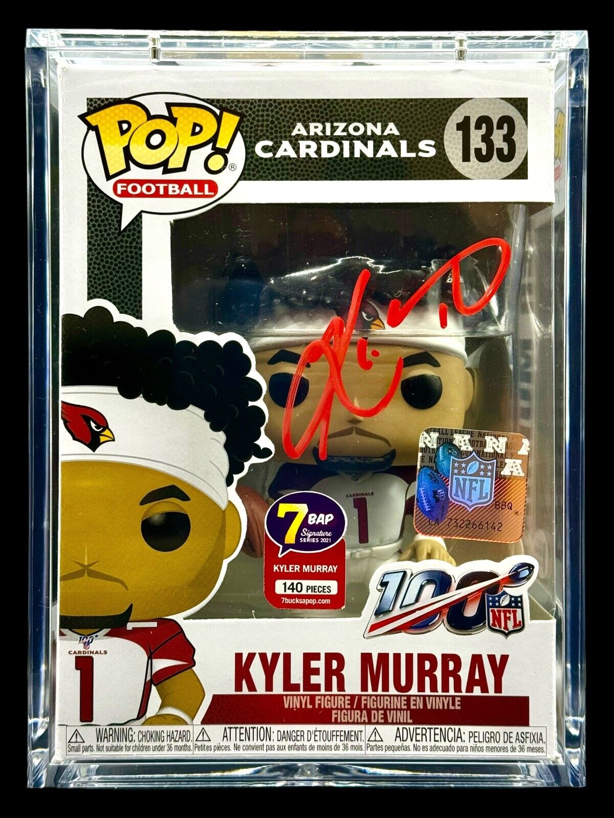 Funko Pop Kyler Murray Autograph Beckett Certified Rookie Figure! Limited /140