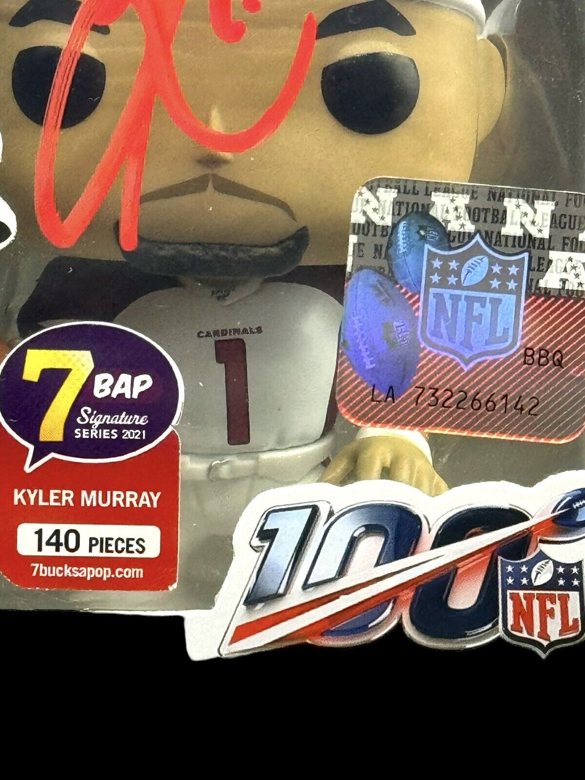 Funko Pop Kyler Murray Autograph Beckett Certified Rookie Figure! Limited /140